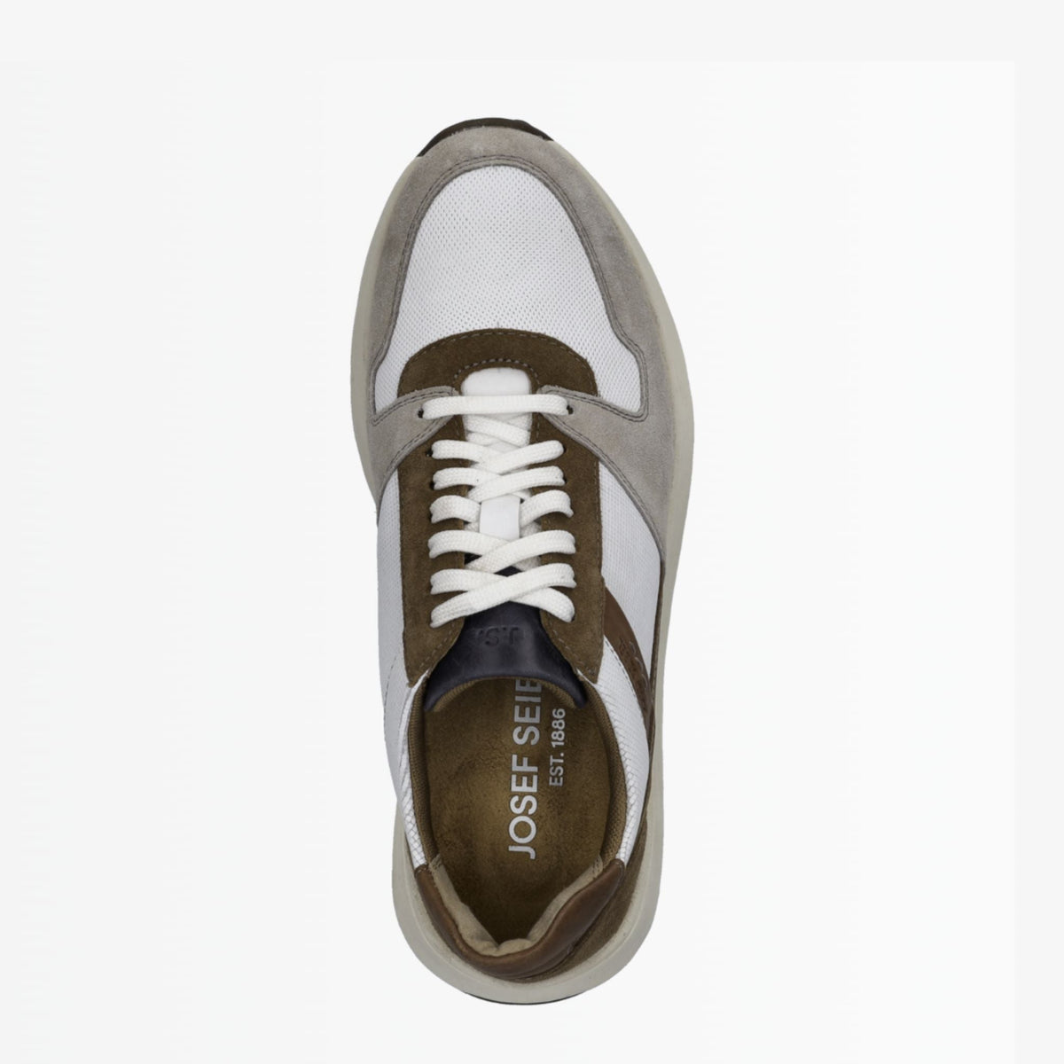 Josef Seibel Cameron 10 Brown/White - My Shoe Specialist & My School Shoes