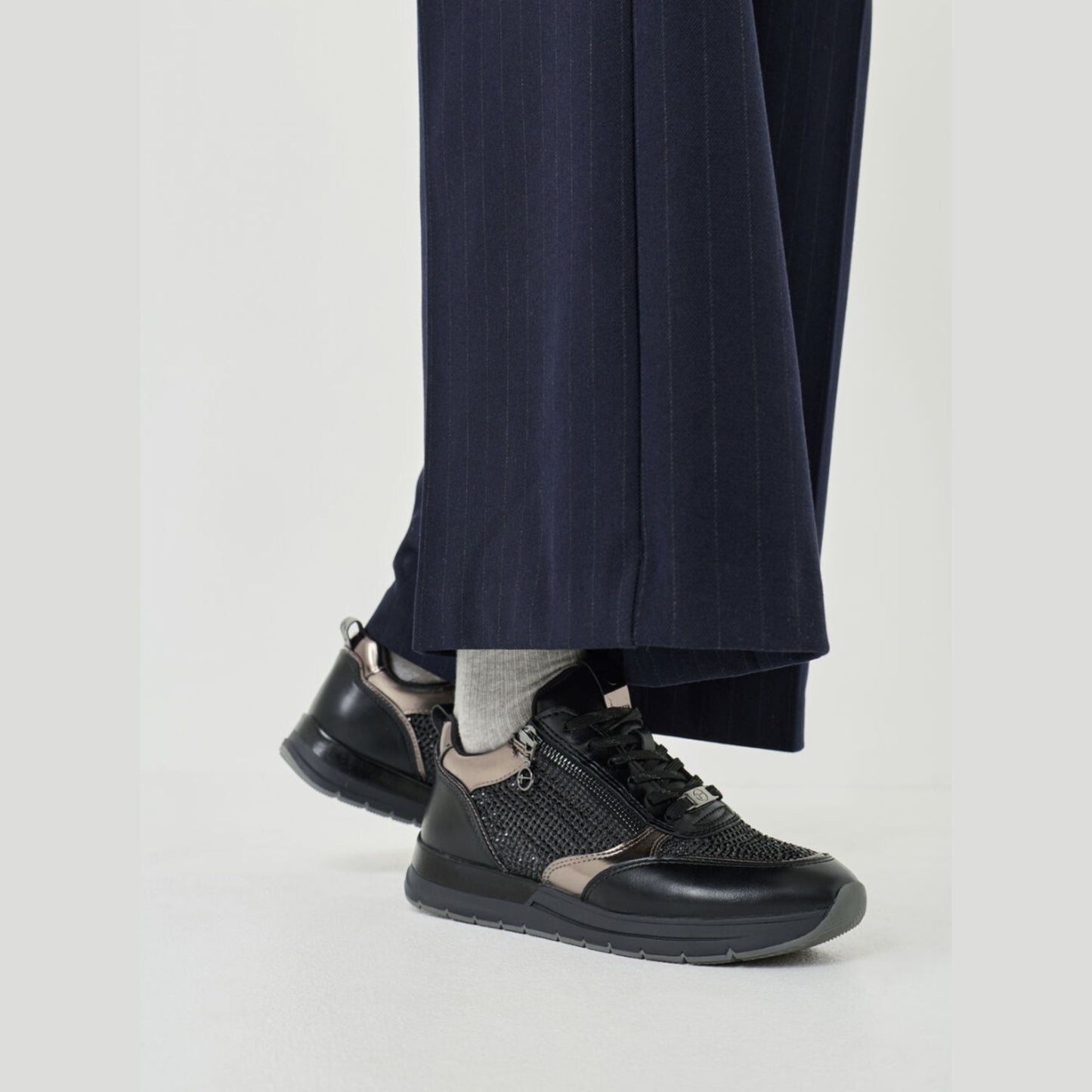Tamaris Glam Sneaker - Black Glam