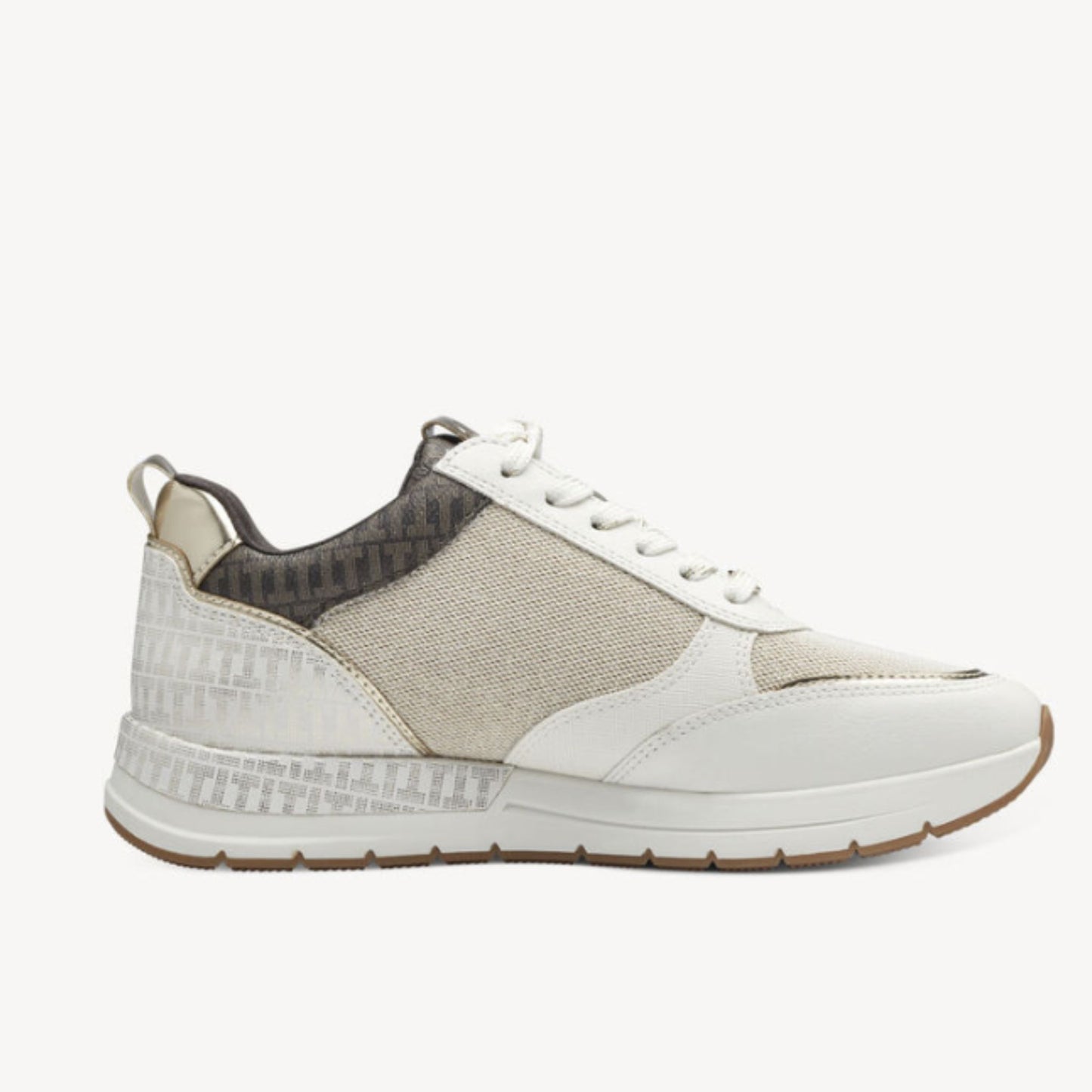 Tamaris Glam sneaker - Gold / Brown