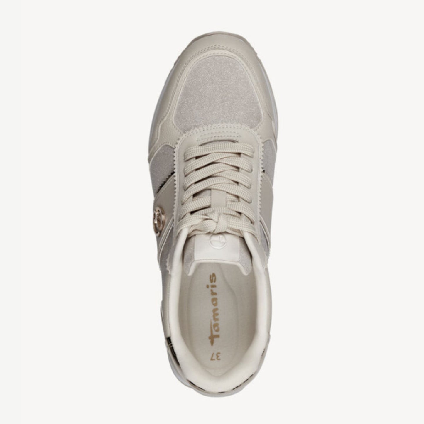 Tamaris Glam Sneaker - Ivory Comb