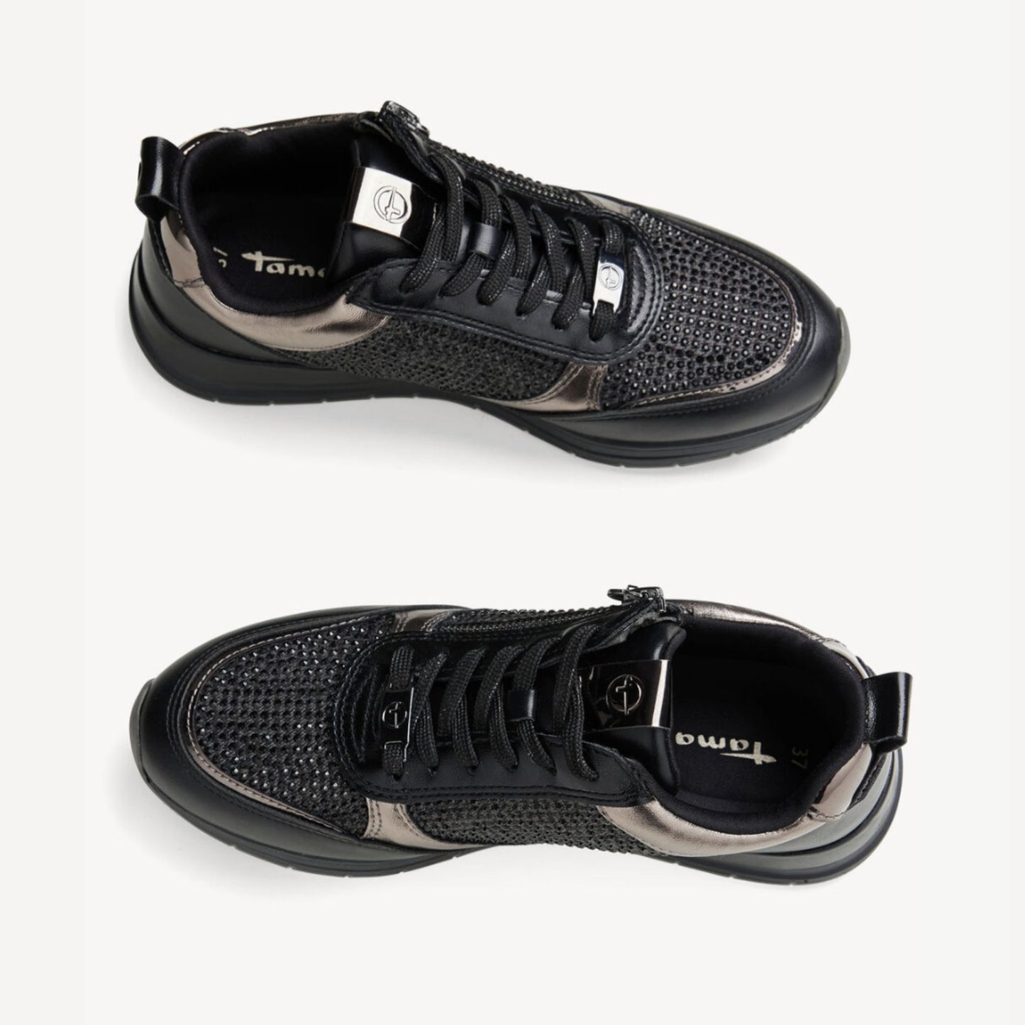 Tamaris Glam Sneaker - Black Glam