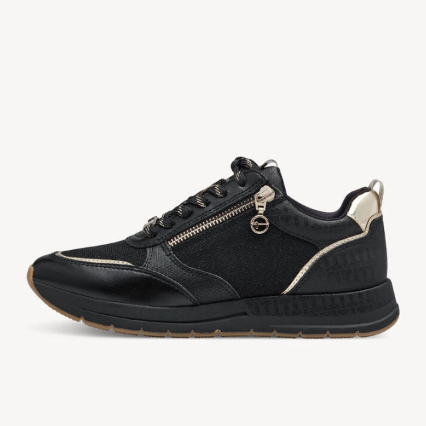 Tamaris Glam Sneaker - Black Comb