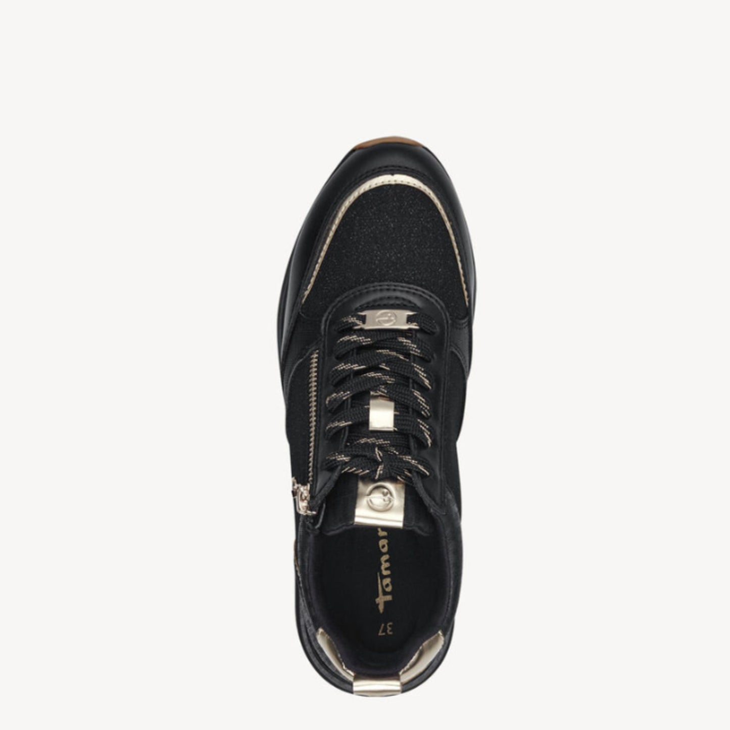 Tamaris Glam Sneaker - Black Comb