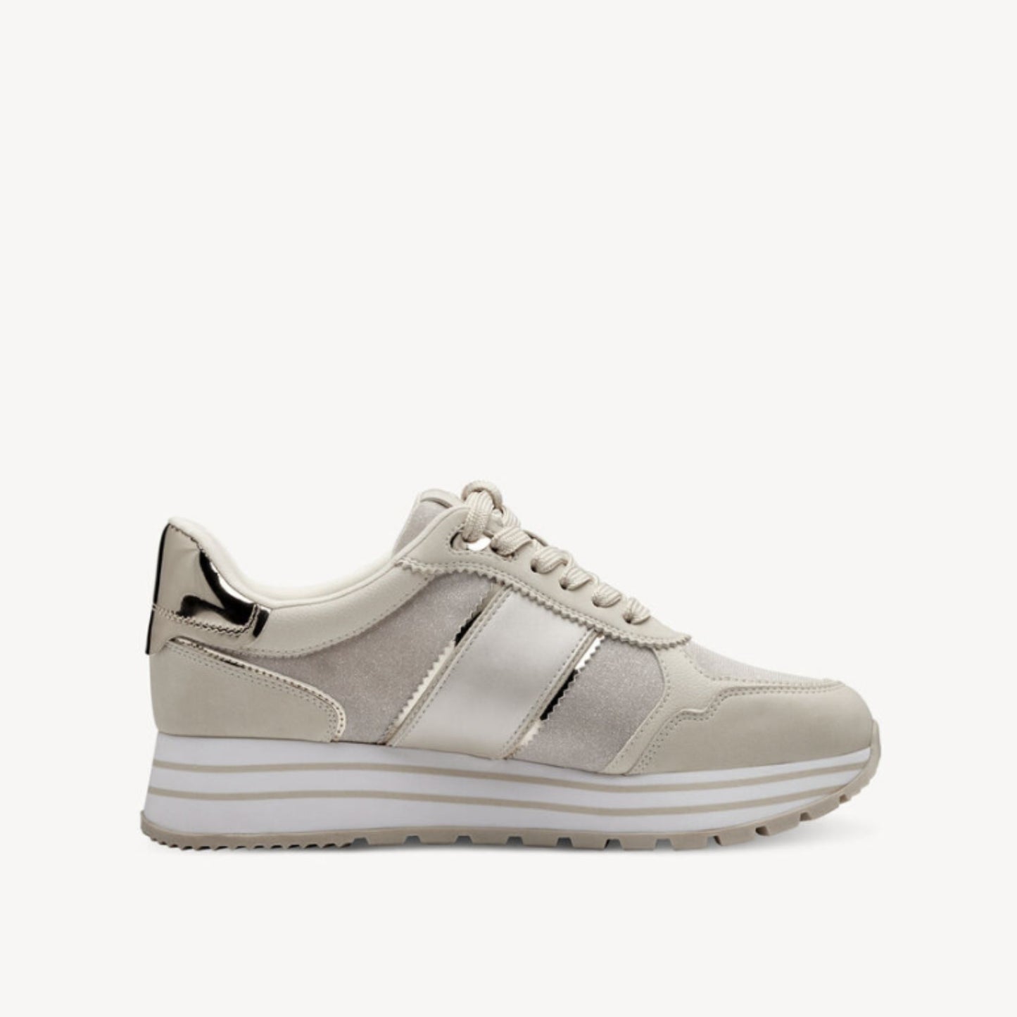 Tamaris Glam Sneaker - Ivory Comb