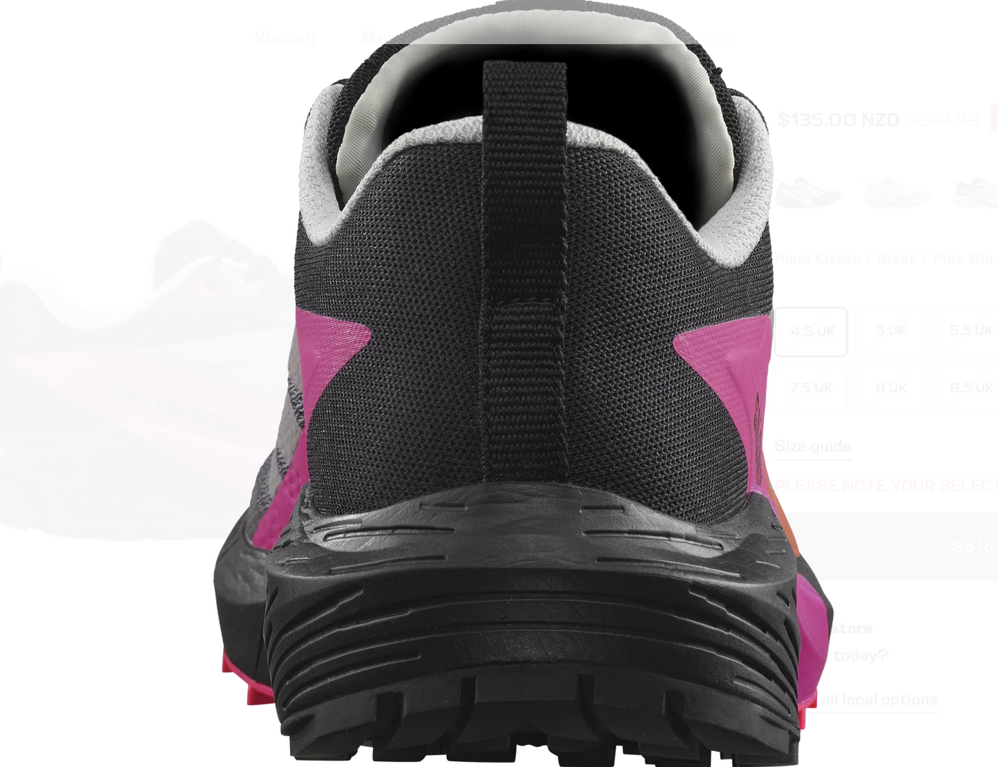 Sense Ride 5 Womens -  Plum Kitten/Black/Pink Glo