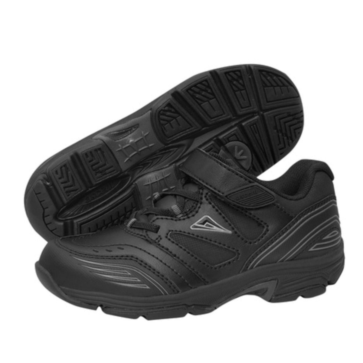 Ascent Sustain 2 Jnr Velcro Black - My Shoe Specialist & My School Shoes