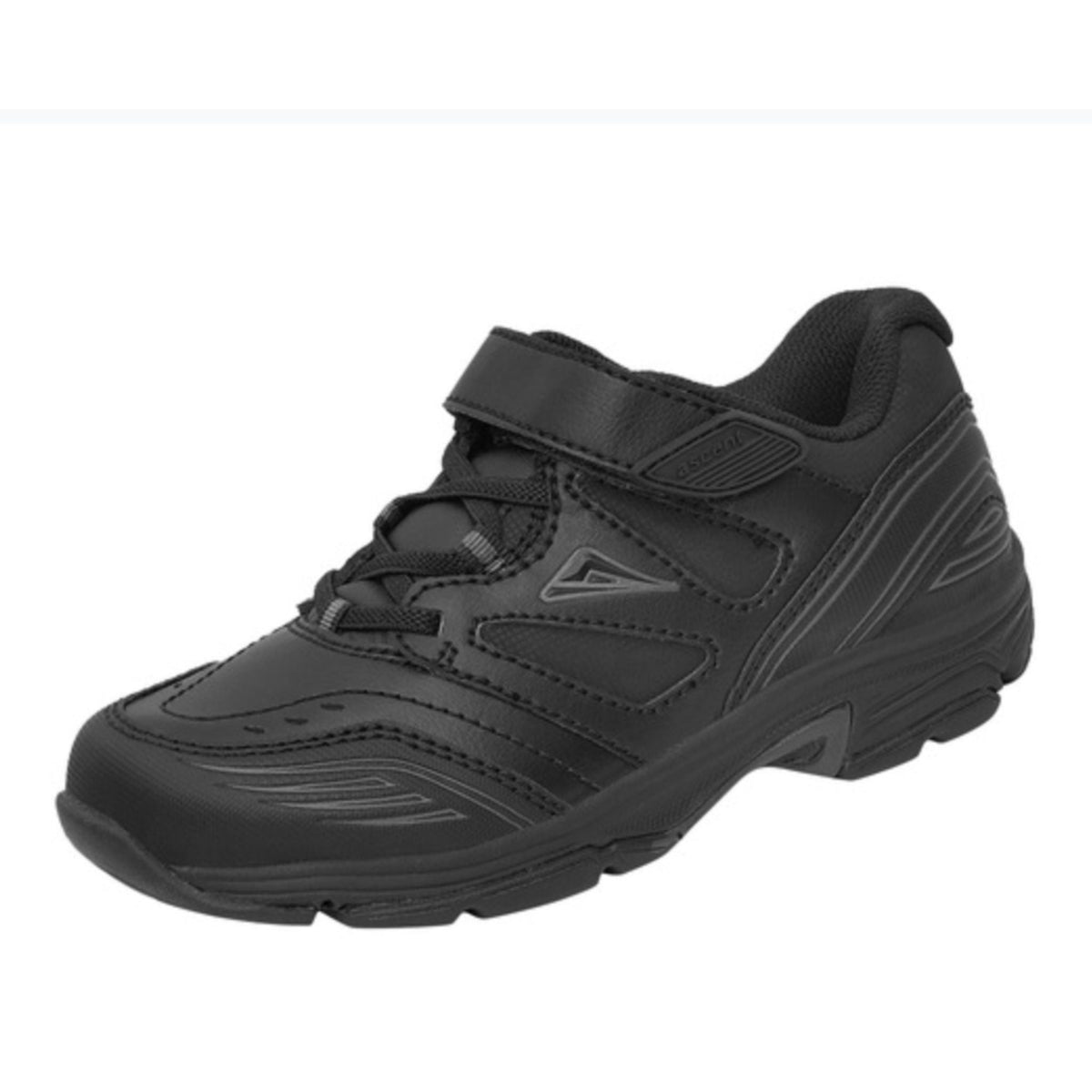 Ascent Sustain 2 Jnr Velcro Black - My Shoe Specialist & My School Shoes