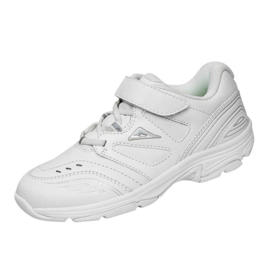 Ascent Sustain 2 Jnr Velcro White - My Shoe Specialist & My School Shoes