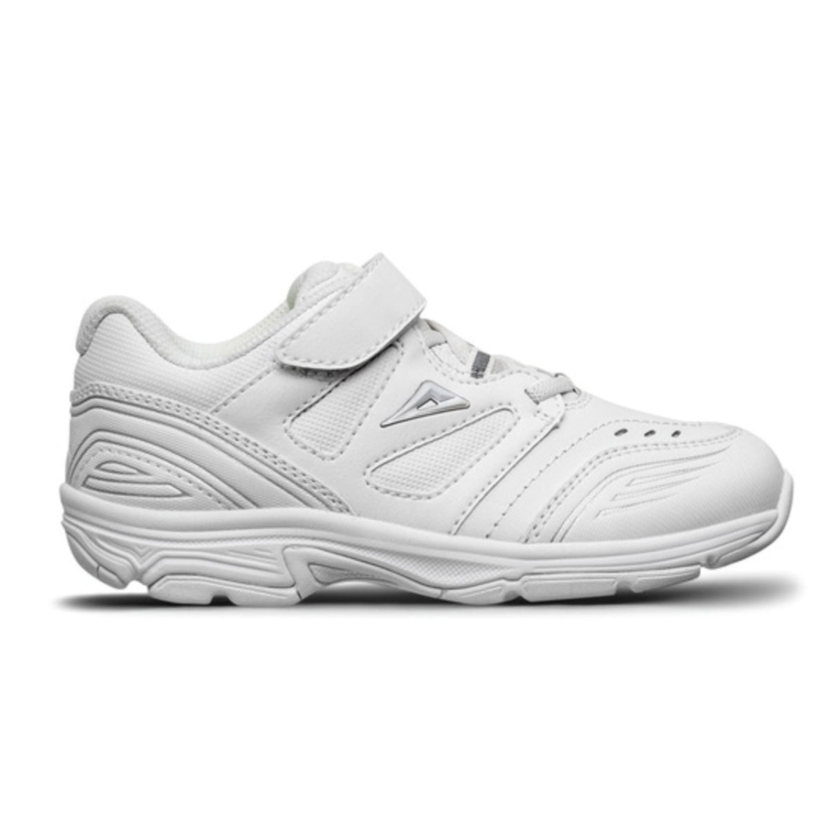 Ascent Sustain 2 Jnr Velcro White - My Shoe Specialist & My School Shoes