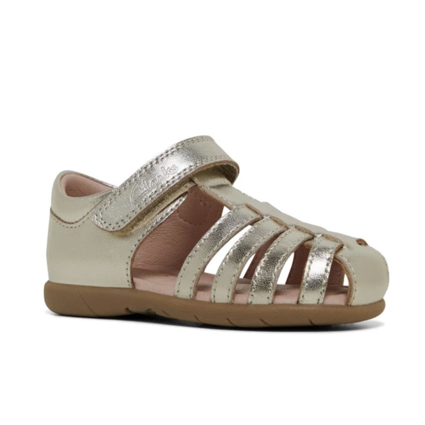 Clarks Shelly Gold