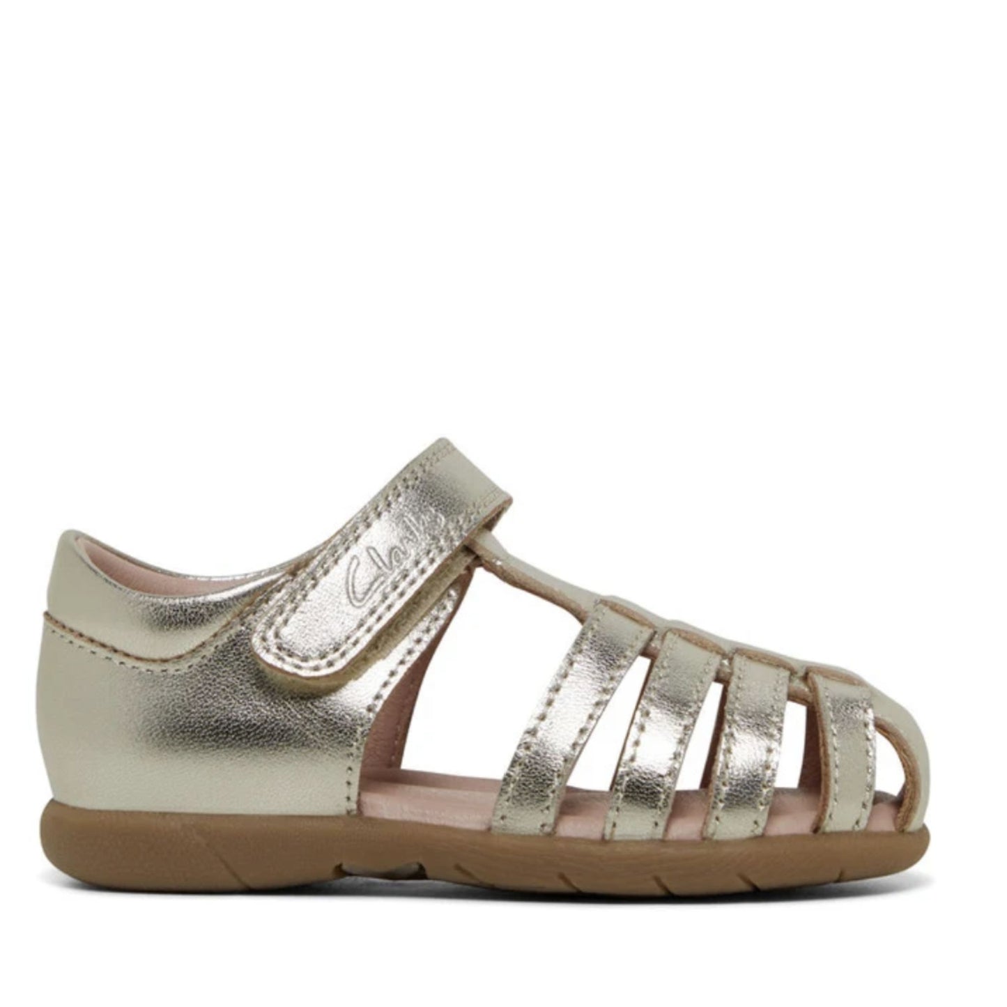 Clarks Shelly Gold