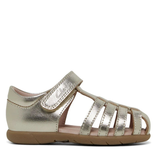 Clarks Shelly Gold