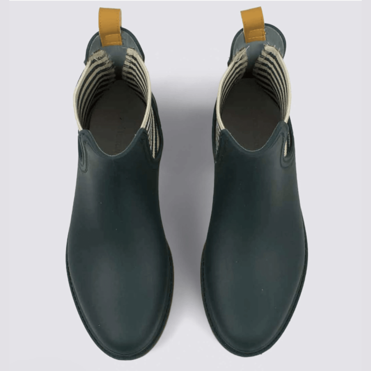 Diana Ferrari Laurina2 Gumboot Deep Green Stripe - My Shoe Specialist & My School Shoes