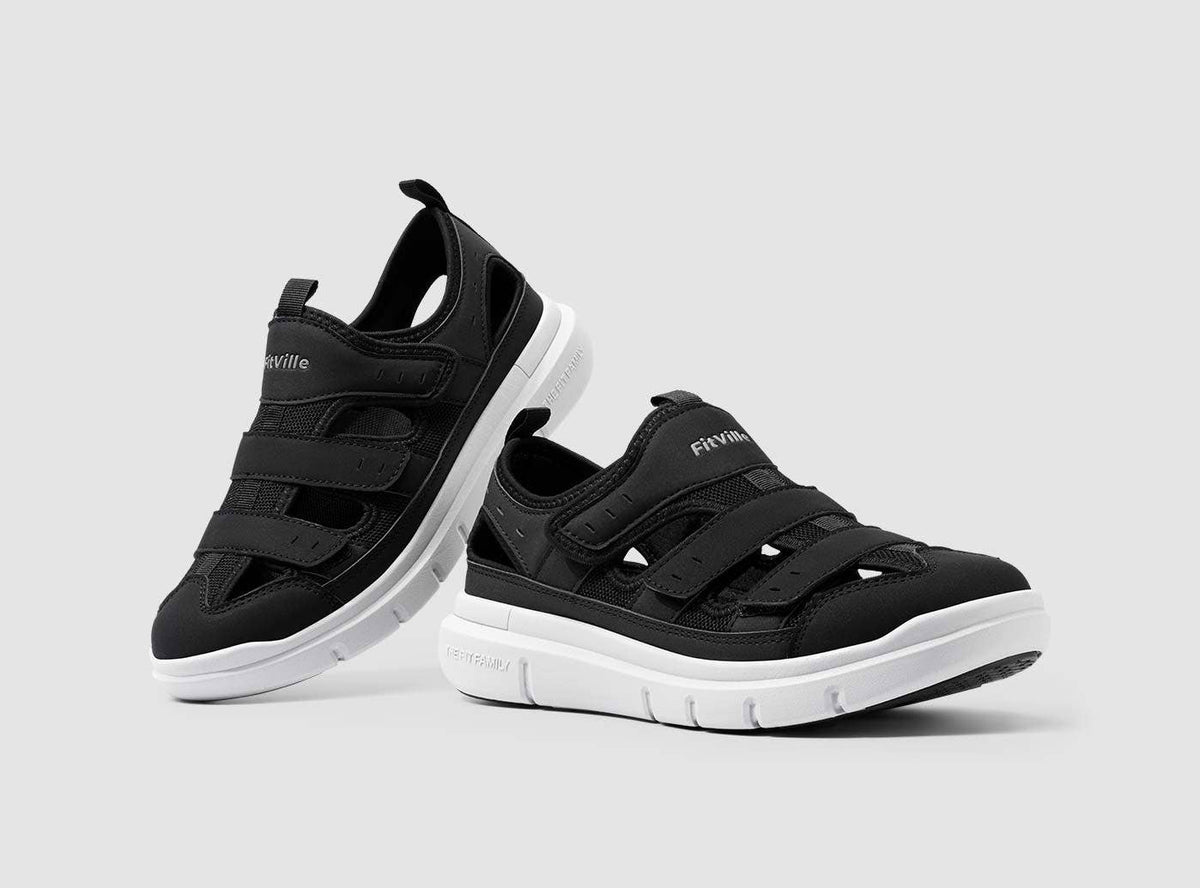 FitVille Men's EasyTop Recovery Sandal V4 - My Shoe Specialist & My School Shoes