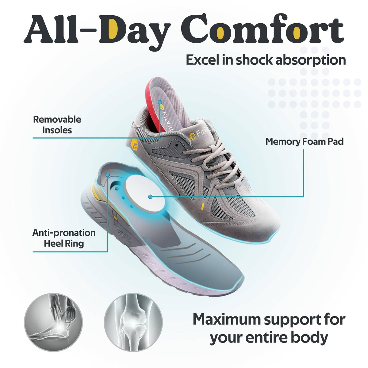 FitVille Women's Rebound Core V1 - My Shoe Specialist & My School Shoes