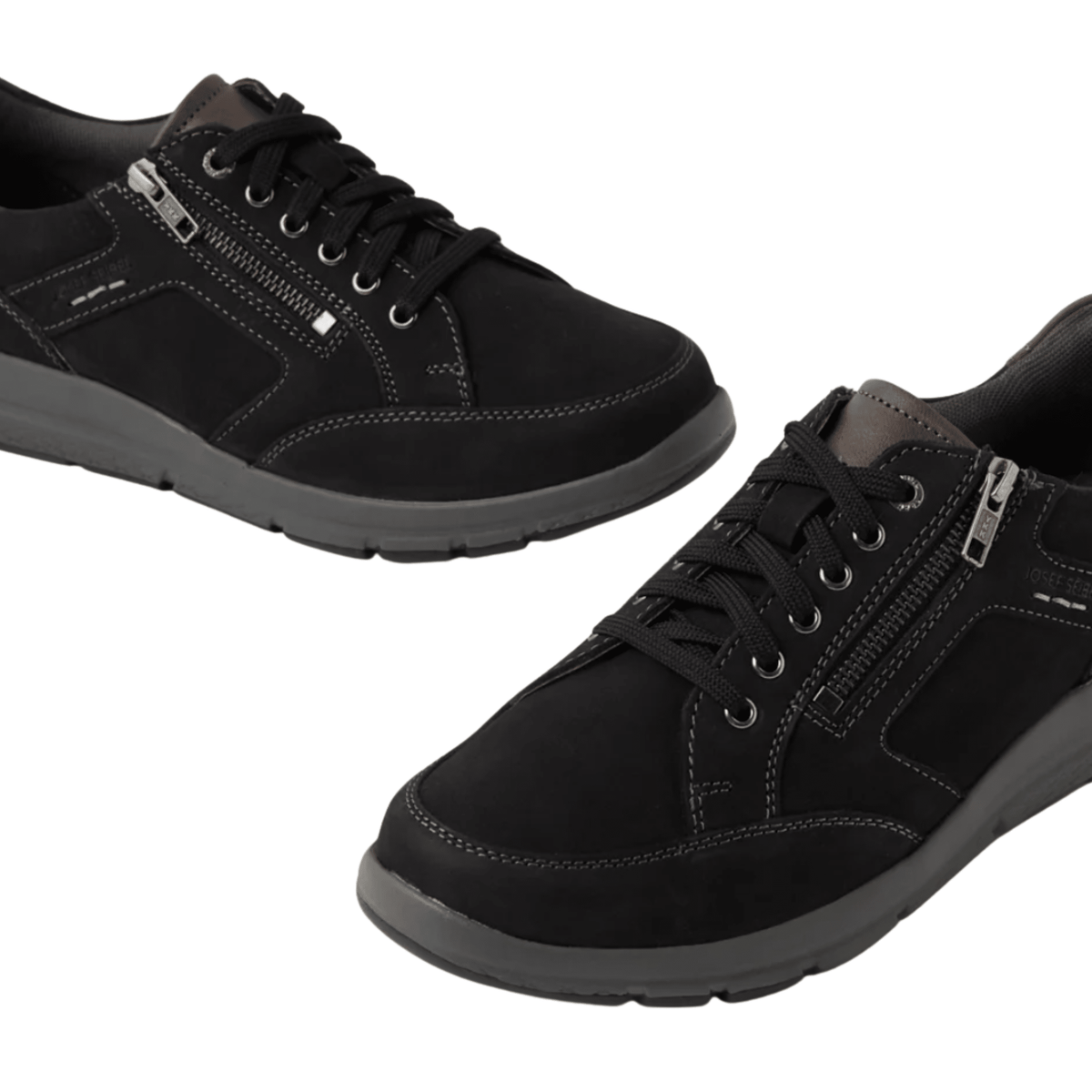 Josef Seibel Giuseppe 08 Black Nubuck - My Shoe Specialist & My School Shoes