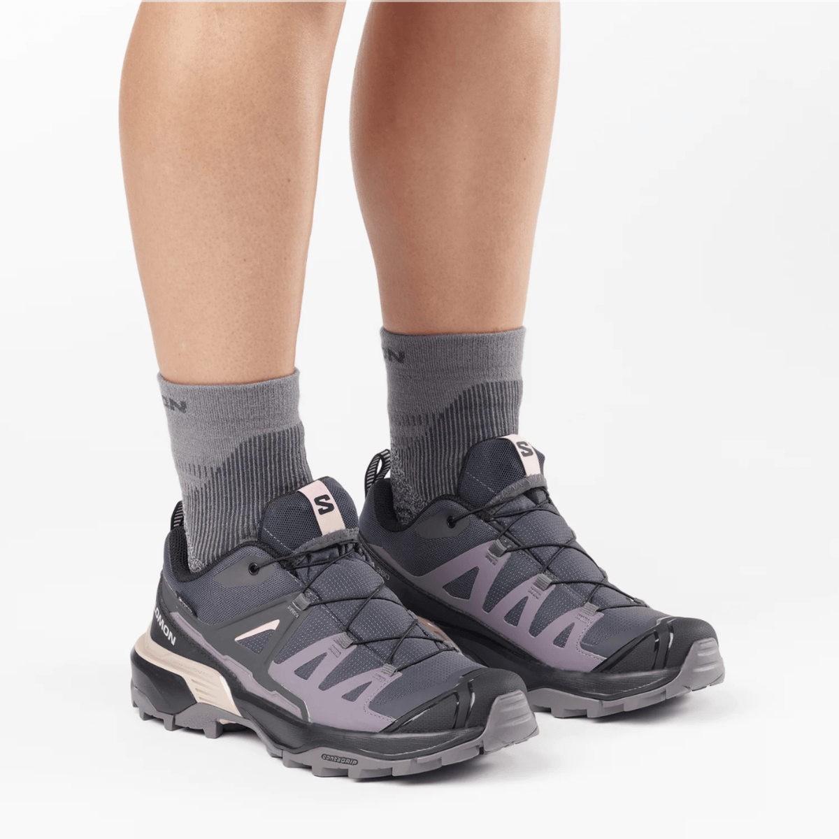 Salomon Ultra 360 Gore-Tex Womens Nine Iron/Excalibur/Shadow Gray - My Shoe Specialist & My School Shoes