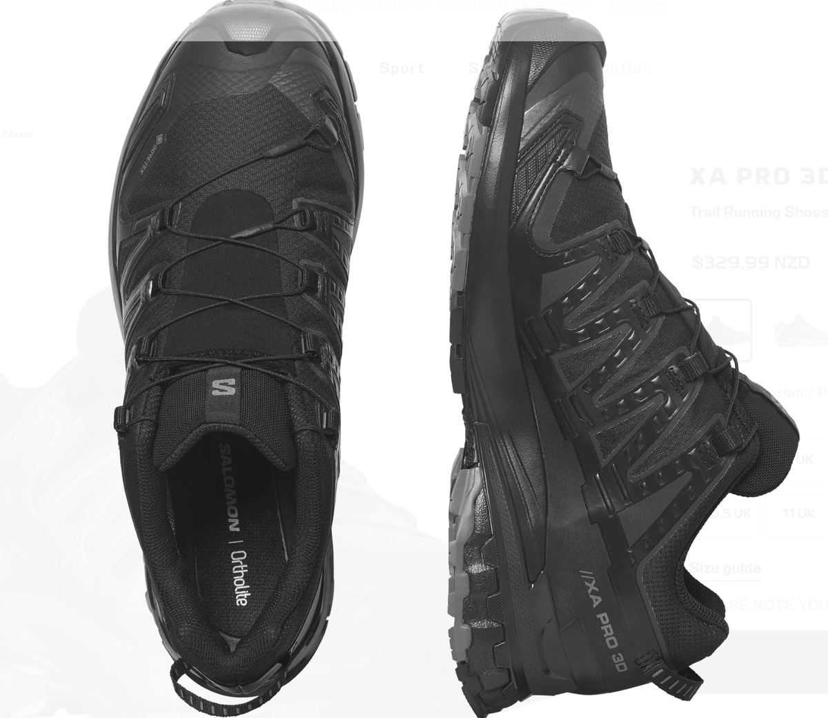 Salomon Xa Pro 3D V9 GTX - Black/Phantom/Pewter - My Shoe Specialist & My School Shoes
