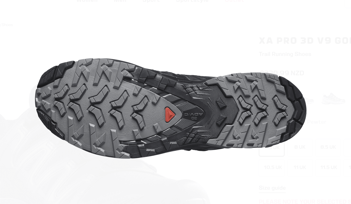 Salomon Xa Pro 3D V9 GTX - Black/Phantom/Pewter - My Shoe Specialist & My School Shoes