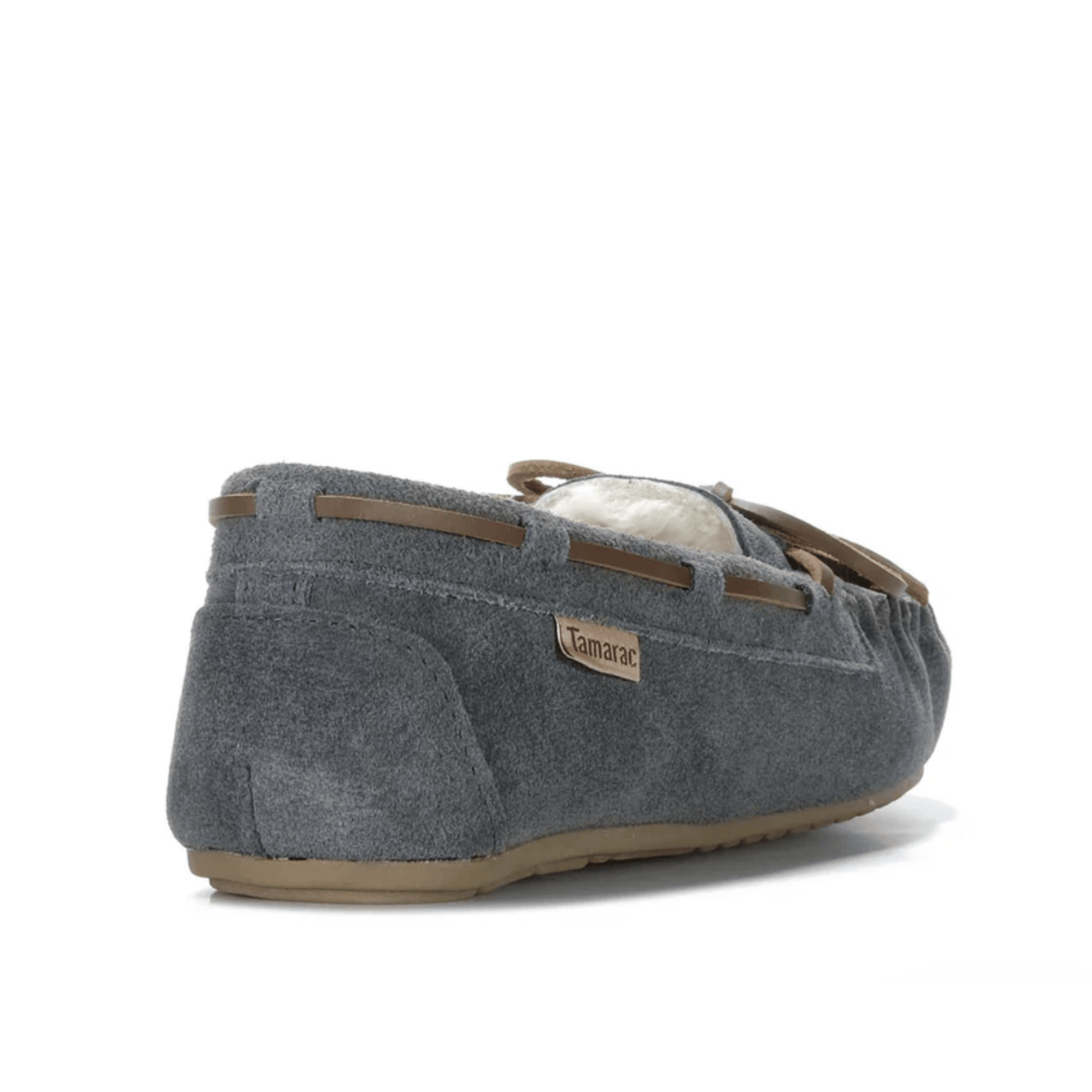 Tamarac Molly Mocassin Charcoal - My Shoe Specialist & My School Shoes
