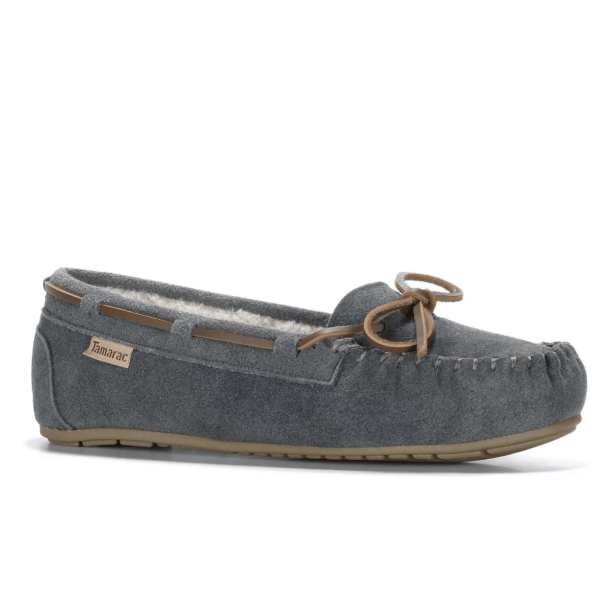 Tamarac Molly Mocassin Charcoal - My Shoe Specialist & My School Shoes
