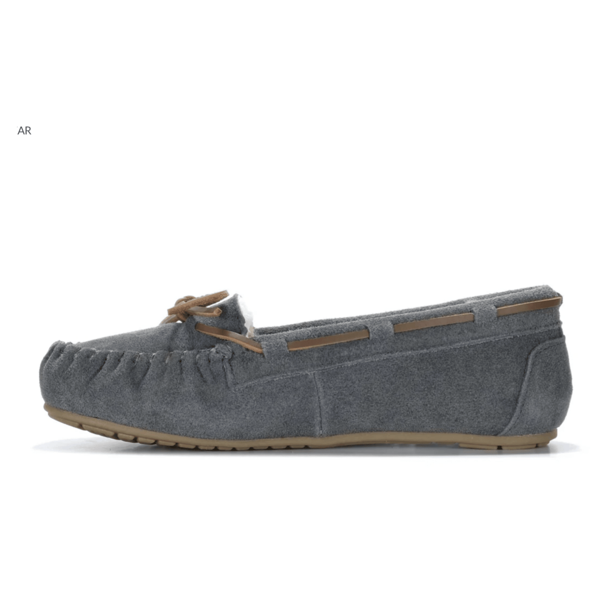 Tamarac Molly Mocassin Charcoal - My Shoe Specialist & My School Shoes