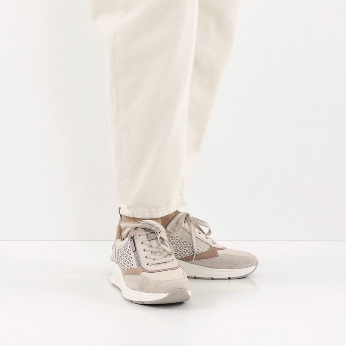Tamaris Combi-Beige - My Shoe Specialist & My School Shoes