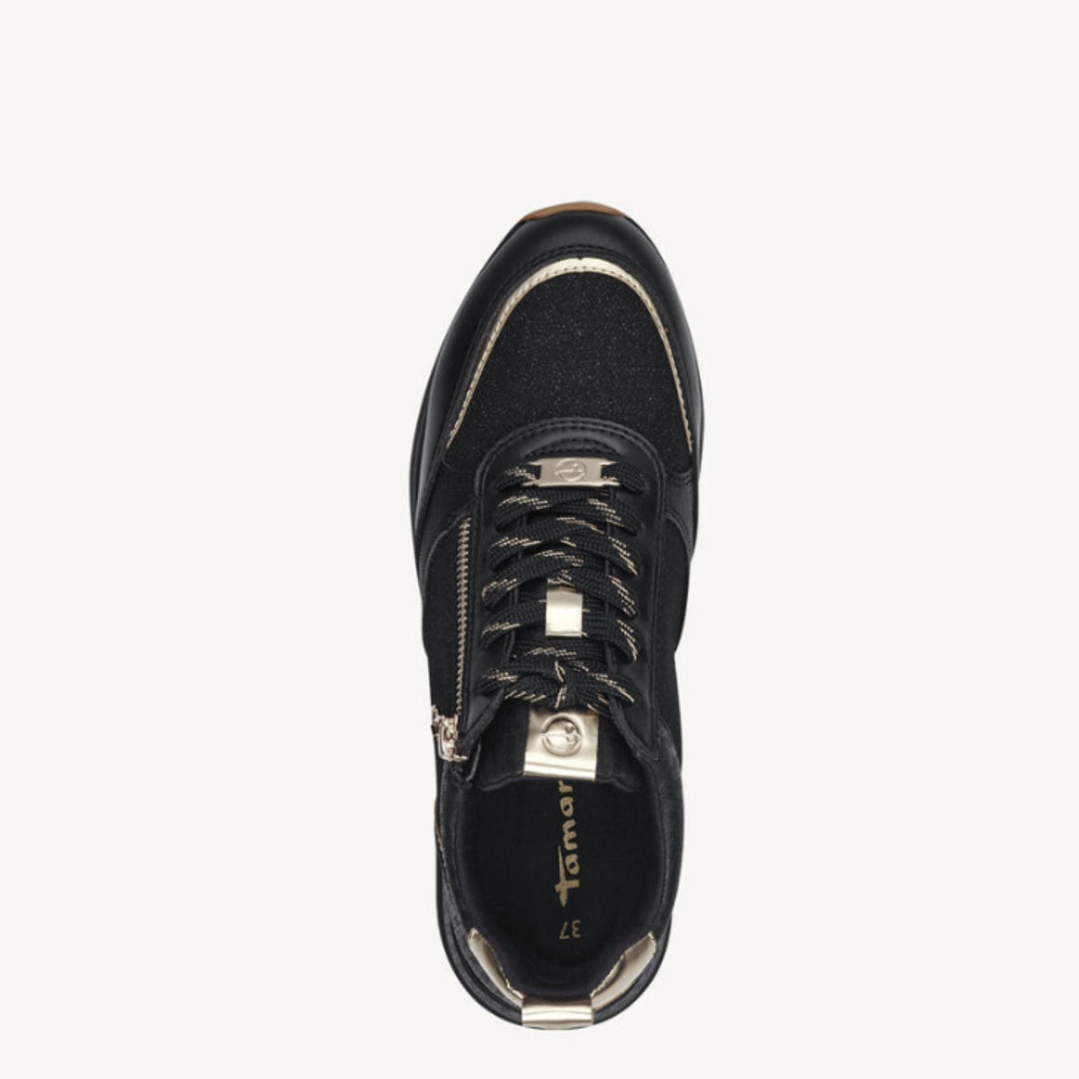 Tamaris Glam Sneaker - Black Comb - My Shoe Specialist & My School Shoes