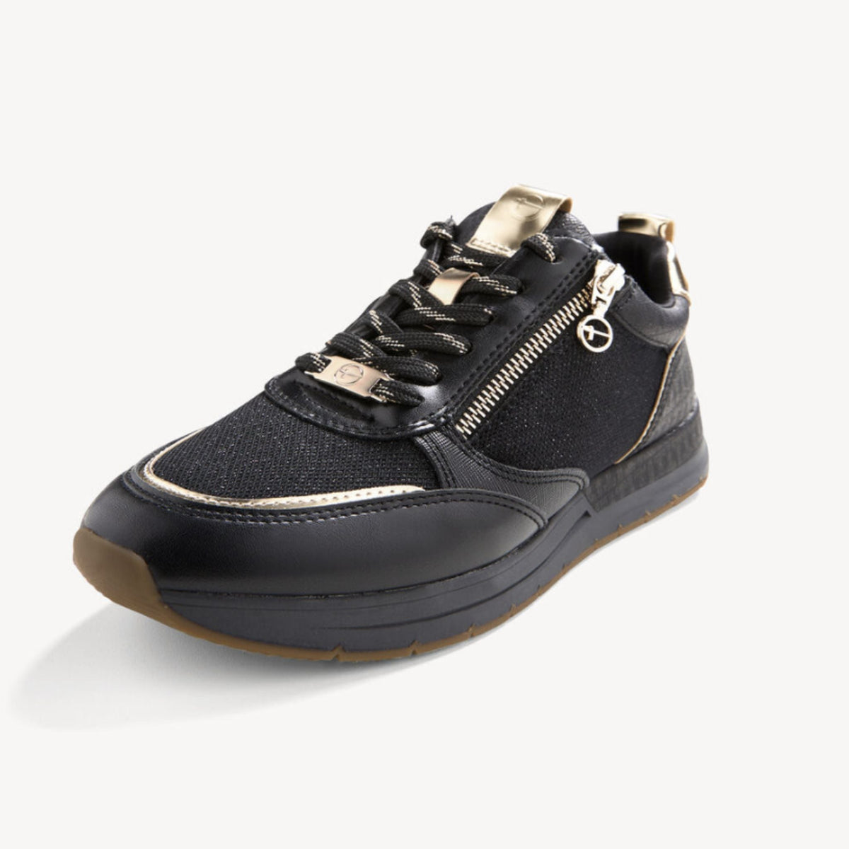 Tamaris Glam Sneaker - Black Comb - My Shoe Specialist & My School Shoes