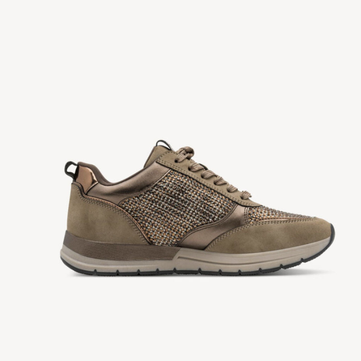 Tamaris Glam Sneaker - Copper Glam - My Shoe Specialist & My School Shoes