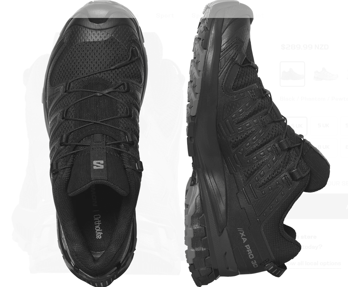 Xa Pro 3D V9 W - Black/Phantom/Pewter - My Shoe Specialist & My School Shoes