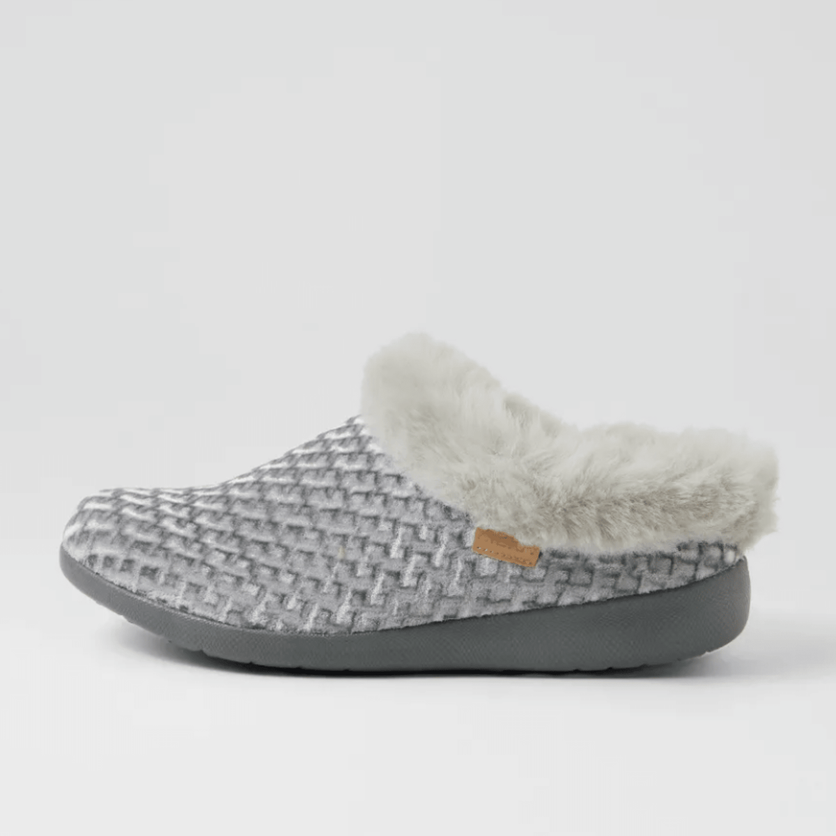 Ziera Fifi Slipper XW-ZR Steel Emboss - My Shoe Specialist & My School Shoes