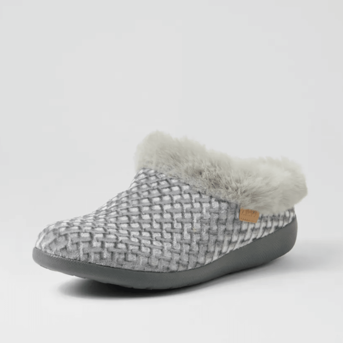 Ziera Fifi Slipper XW-ZR Steel Emboss - My Shoe Specialist & My School Shoes